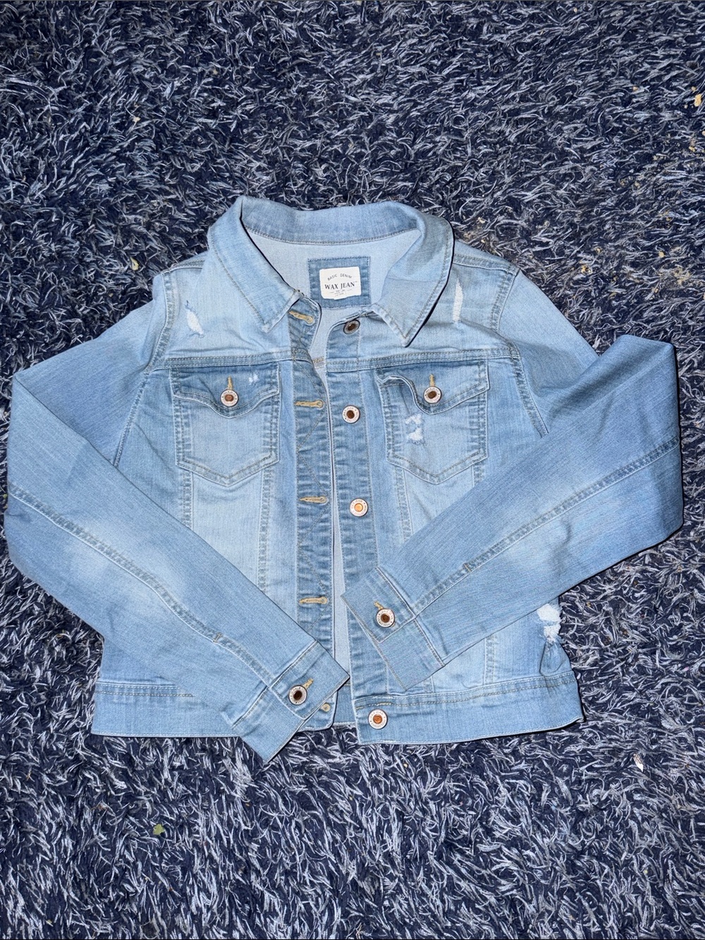 Wax Jean Light Blue Denim Jacket for Kids
